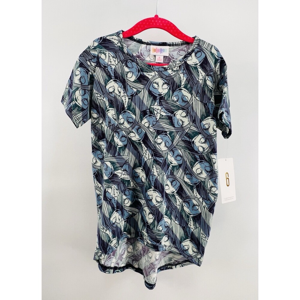 LuLaRoe Disney Gracie Loose Top Sally Nightmare BeforeChristmas NWT CHILD GIRL 6